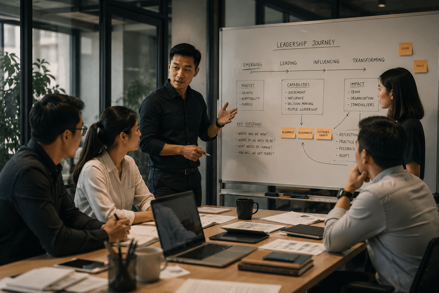 Leadership journey design discussion